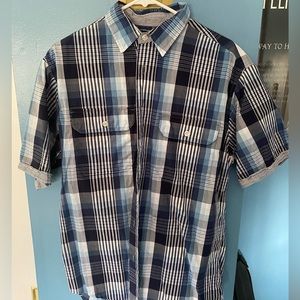 Plaid Button down t-shirt